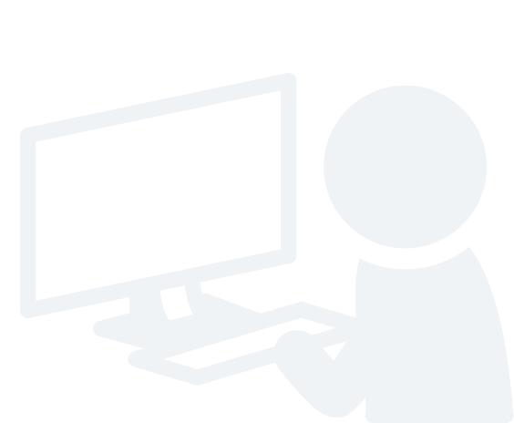 パソコンで作業する人物のアイコン